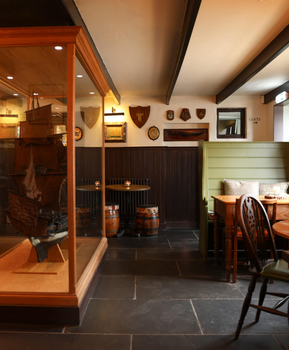 Interior of the Pandora Inn