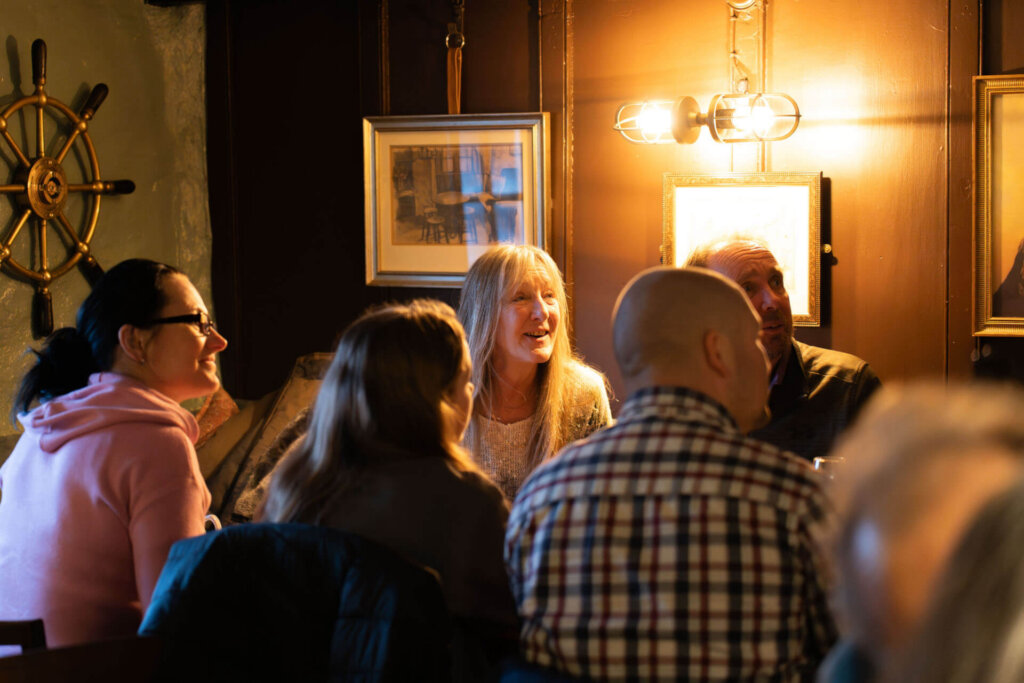 Guests taking part in the Pandora Inn Quiz Night