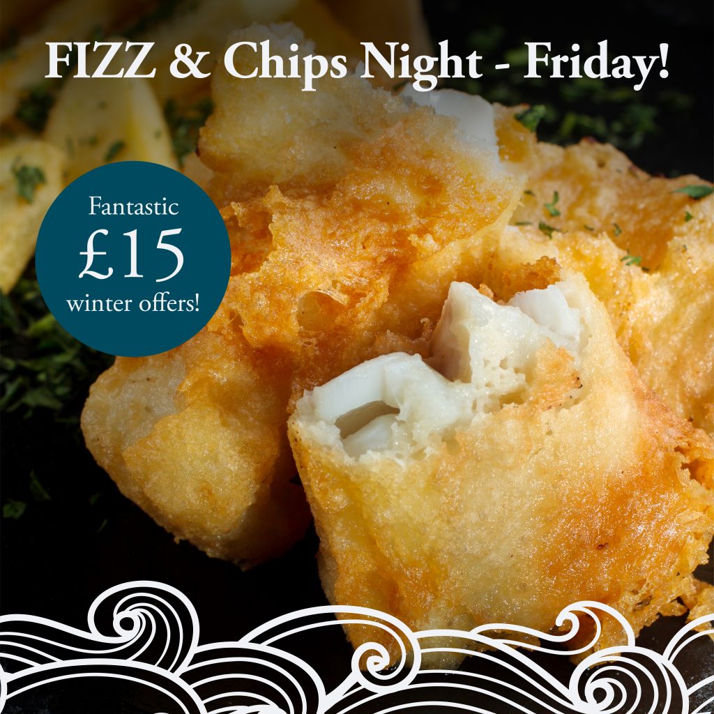 Pandora Offers Fish & Chips and Fizz Friday